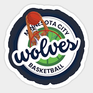 timberwolves Sticker